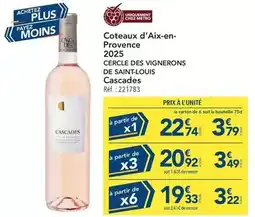 METRO Metro - coteaux d'aix-en- provence 2025 offre