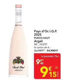 METRO Pays d'oc i.g.p. 2025 offre