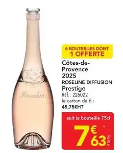 METRO Cotes-de- provence 2025 offre