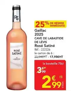 METRO Labastide - gaillac 2025 offre