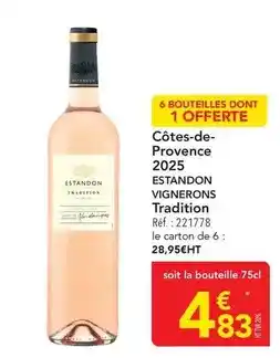 METRO Estandon - côtes-de- provence 2025 offre