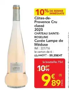 METRO Côtes-de- provence cru classé 2025 offre