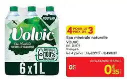 METRO Volvic - eau minerale naturelle offre