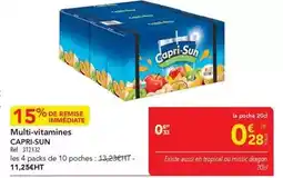 METRO Capri sun - multi-vitamines offre