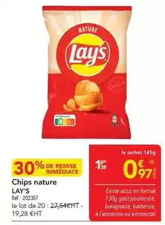 METRO Lay's - chips nature offre