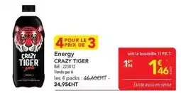 METRO Crazy tiger - energy offre