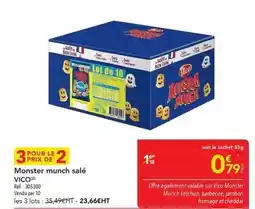 METRO Vico - monster munch salé offre
