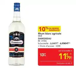 METRO Rhum blanc agricole offre