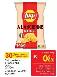 METRO Lay's - chips nature à l'ancienne offre