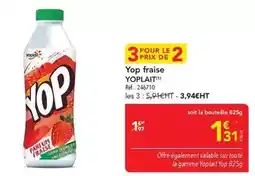 METRO Yoplait - yop fraise offre