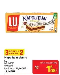 METRO Lu - napolitain classic offre