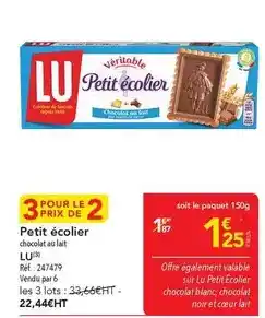 METRO Lu - petit écolier offre