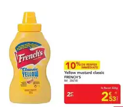 METRO French's - yellow mustard classic offre