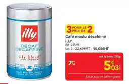 METRO Illy - café moulu décaféine offre