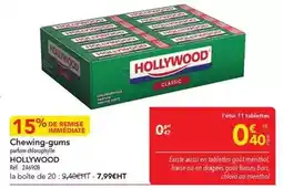 METRO Hollywood - chewing-gums offre