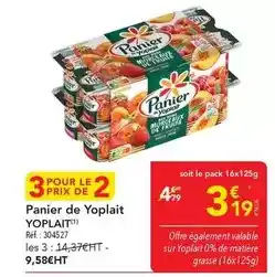 METRO Yoplait - panier de offre