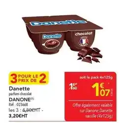 METRO Danone - danette offre