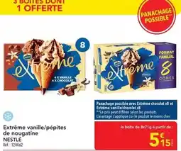 METRO Nestlé - extreme vanille/pepites de nougatine offre