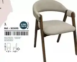 METRO Fauteuil iman offre