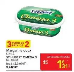 METRO St hubert - margarine doux offre