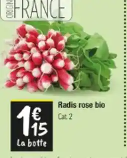 Les Comptoirs de la Bio Radis rose bio offre