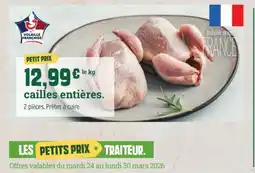 Fresh Cailles entières offre