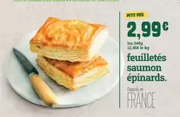 Fresh Feuilletés saumon épinards offre