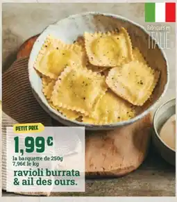 Fresh Ravioli burrata & ail des ours offre