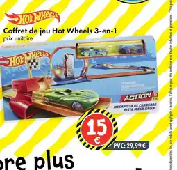 TEDi HOTWHEELS Coffret de jeu Hot Wheels 3-en- offre