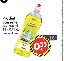 TEDi Produit vaisselle offre