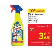 METRO Solipro - ultra dégraissant offre