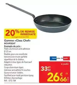 METRO Chef - gamme class offre