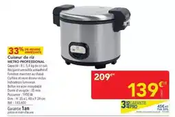 METRO Metro - cuiseur de riz offre