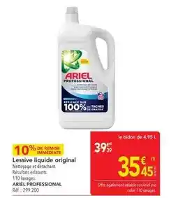 METRO Ariel - lessive liquide original offre