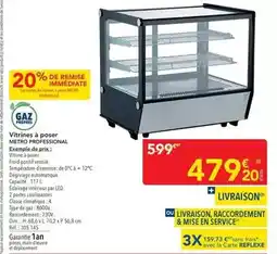 METRO Metro - vitrines à poser offre
