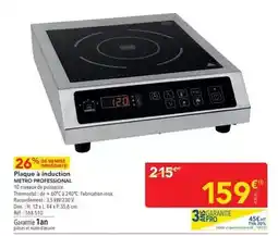 METRO Metro - plaque à induction offre