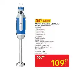 METRO Metro - mixeur plongeant gsm1000 offre