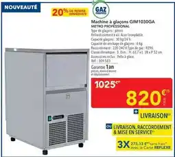 METRO Metro - machine à glaçons gim1030ga offre