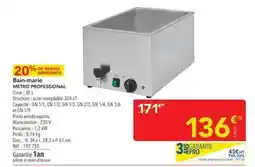 METRO Metro - bain-marie offre