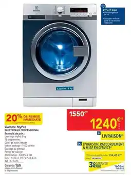 METRO Electrolux - gamme mypro offre