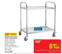 METRO Metro - chariot de service offre