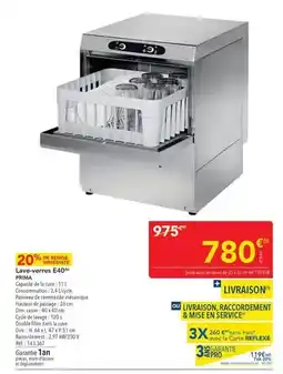 METRO Dim - lave-varres e40 offre