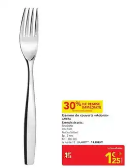 METRO Amefa - gamme de couverts aodonts offre