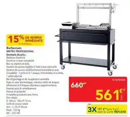 METRO Metro - barbecues offre