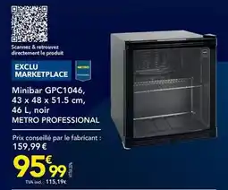 METRO Metro - minibar gpc1046 offre