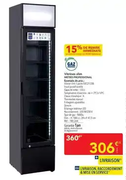 METRO Metro - vitrines slim extrao depresso offre