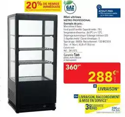METRO Metro professional - mini vitrines offre