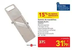 METRO Gamme de mandolines offre