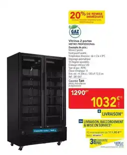 METRO Metro - vitrines 2 portes offre