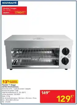 METRO Metro - toaster cigb offre